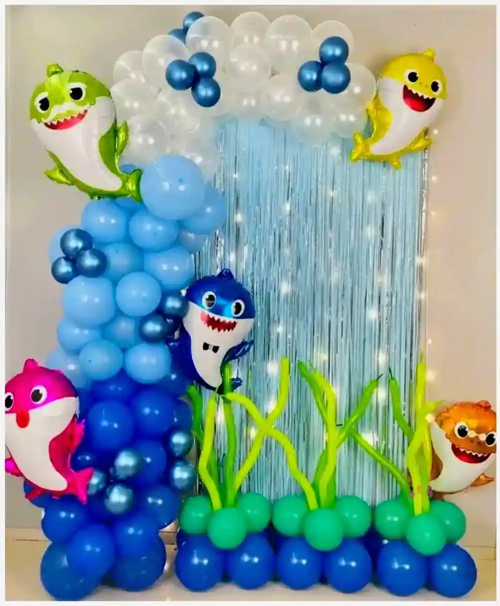 Party Propz Baby Shark Birthday Theme